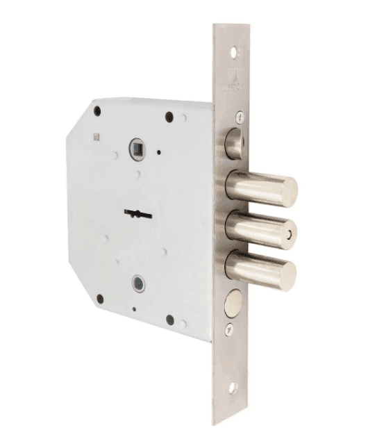 Замок врізний сувальдний ШЕРЛОК 5ригелів довгий ключ