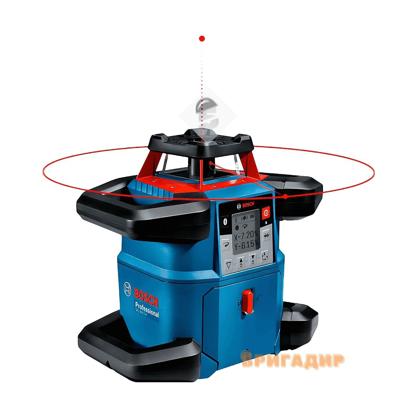 Нівелір лазерний ротаційний  60 м GRL 600 CHV в кейсі, BOSCH