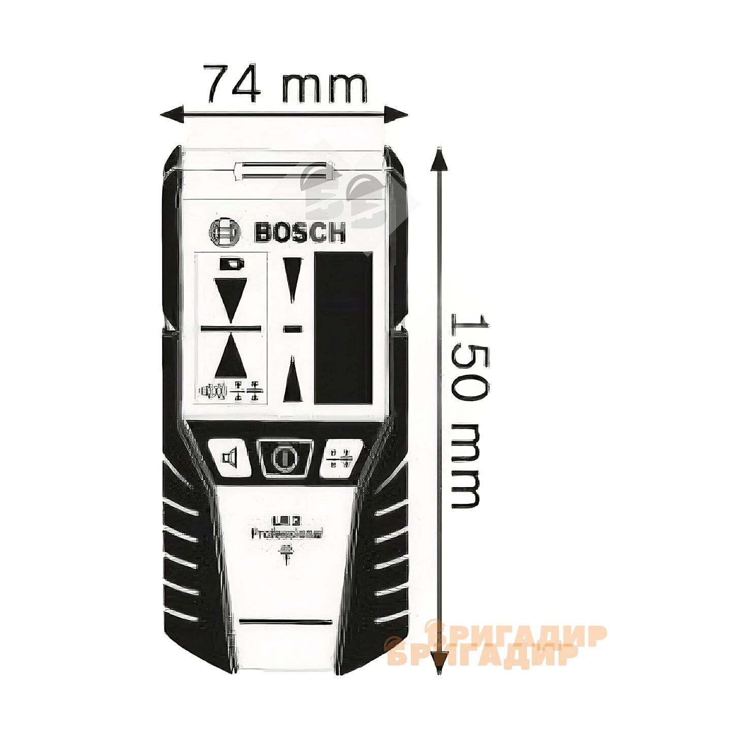 Приймач для лазерів LR 2, BOSCH
