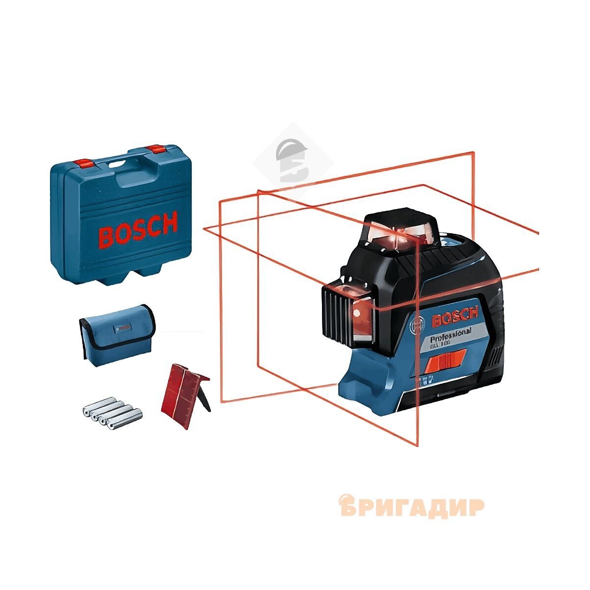 Нівелір лазерний  30 м GLL 3-80 + 4хАА + чохол + кейс, BOSCH