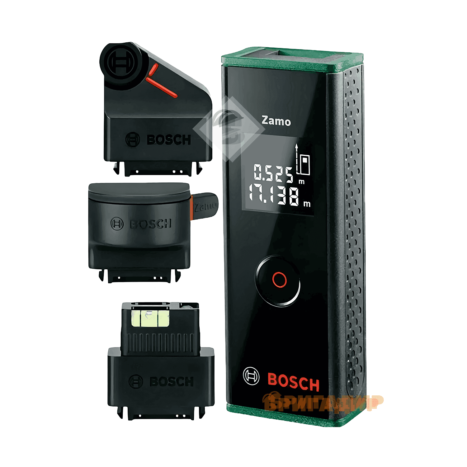 Далекомір лазерний  20 м Zamo III Set (з трьома адаптерами), BOSCH