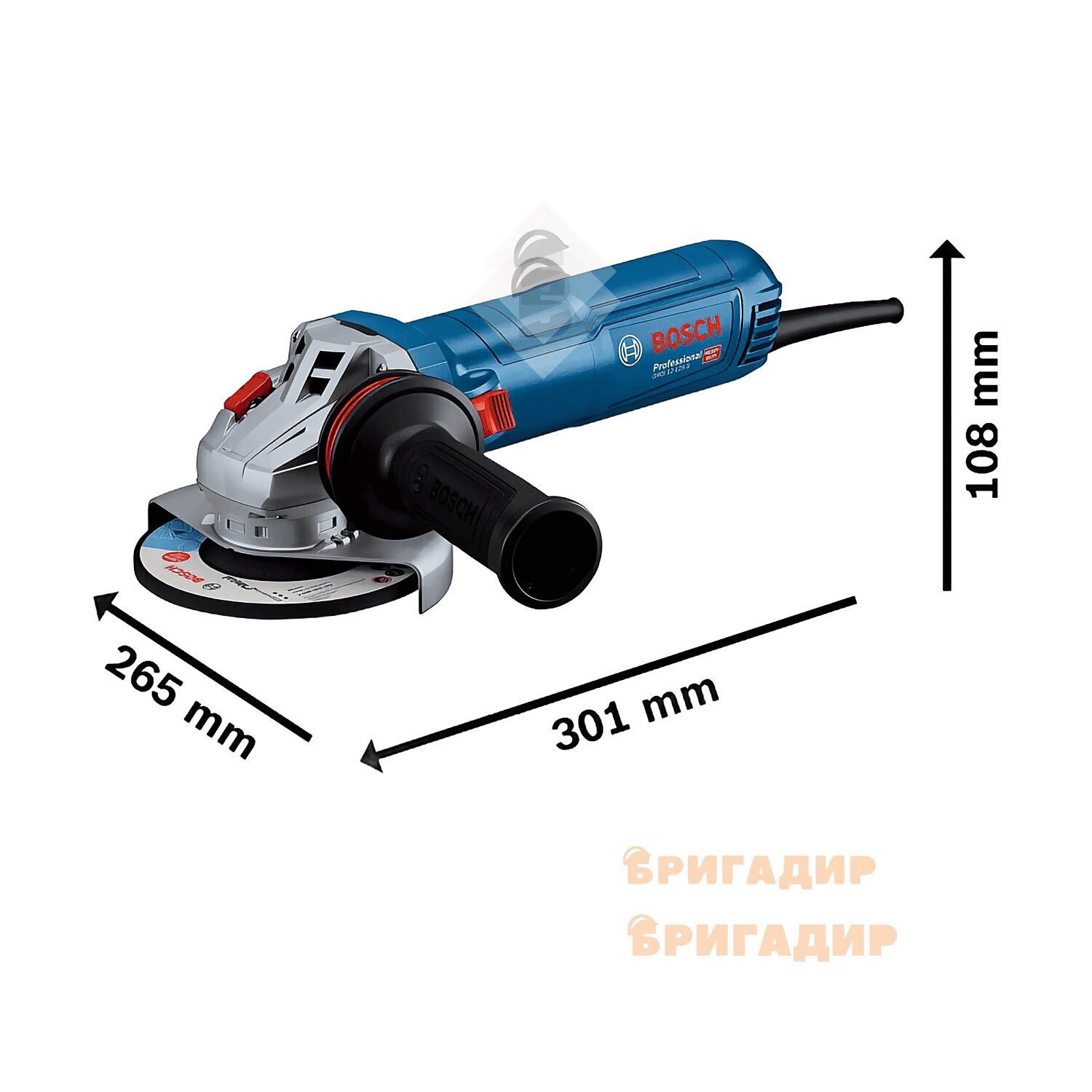 Кутова шліфмашина 125 мм 1200 Вт GWS 12-125 S, BOSCH