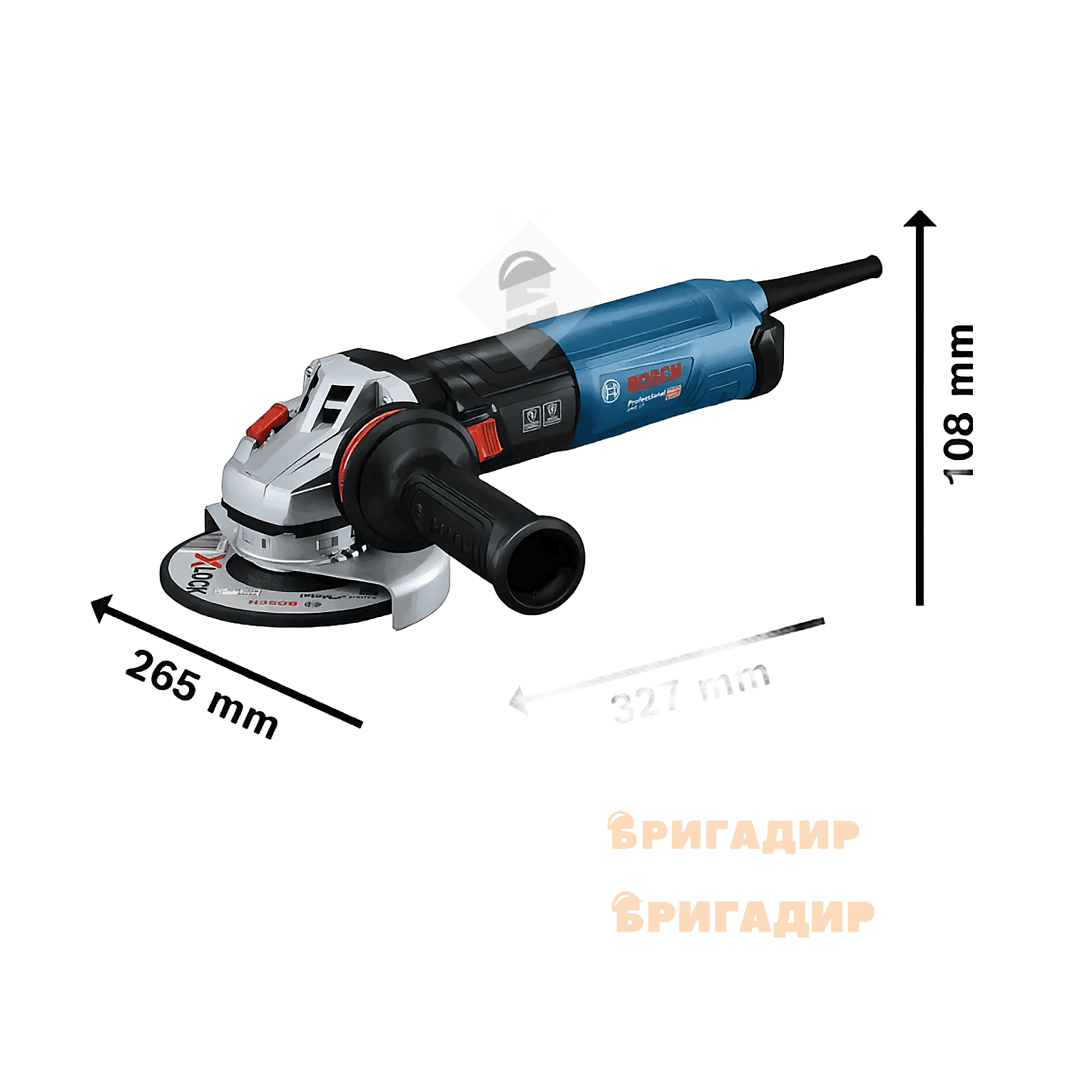 Кутова шліфмашина 125 мм 1700 Вт GWS 17-125 S, BOSCH