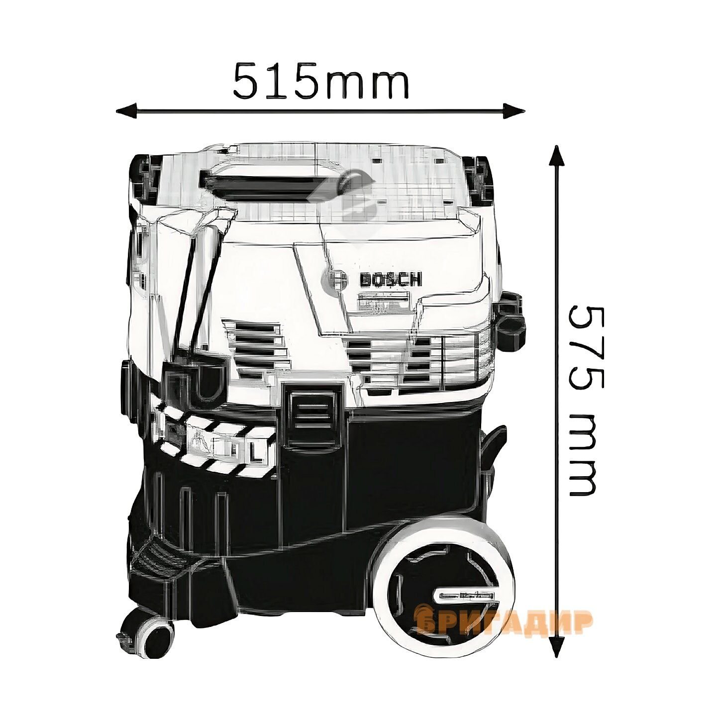 Порохотяг 1200 Вт 35 л GAS 35 L AFC, BOSCH