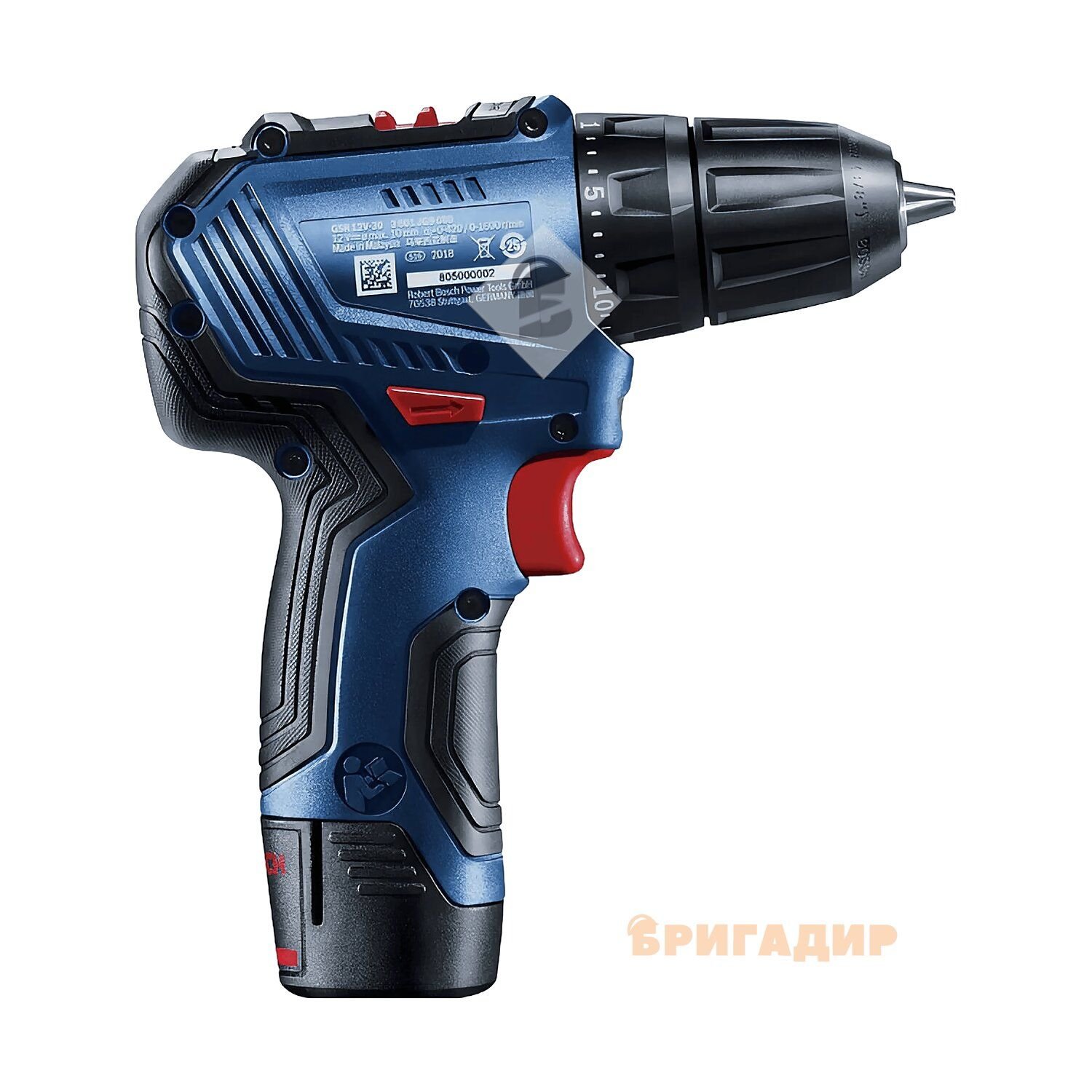 Шуруповерт акум. 12В GSR 12V-30 2х2Ah, BOSCH