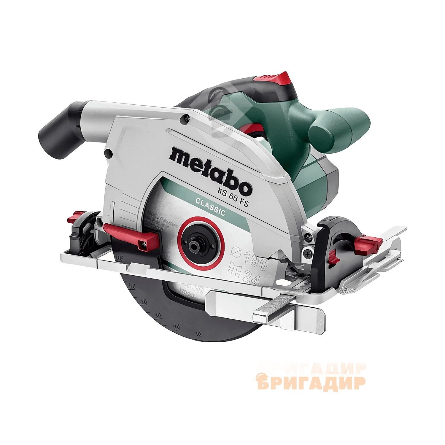 Пила дискова 190 мм 1500 Вт KS 66 FS, METABO