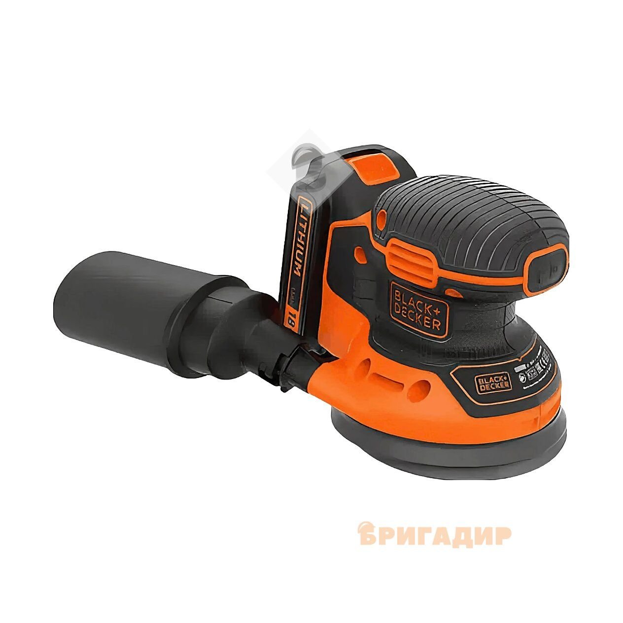 Шліфмашина 18 В BDCROS18  ексцентрикова, BLACK AND DECKER