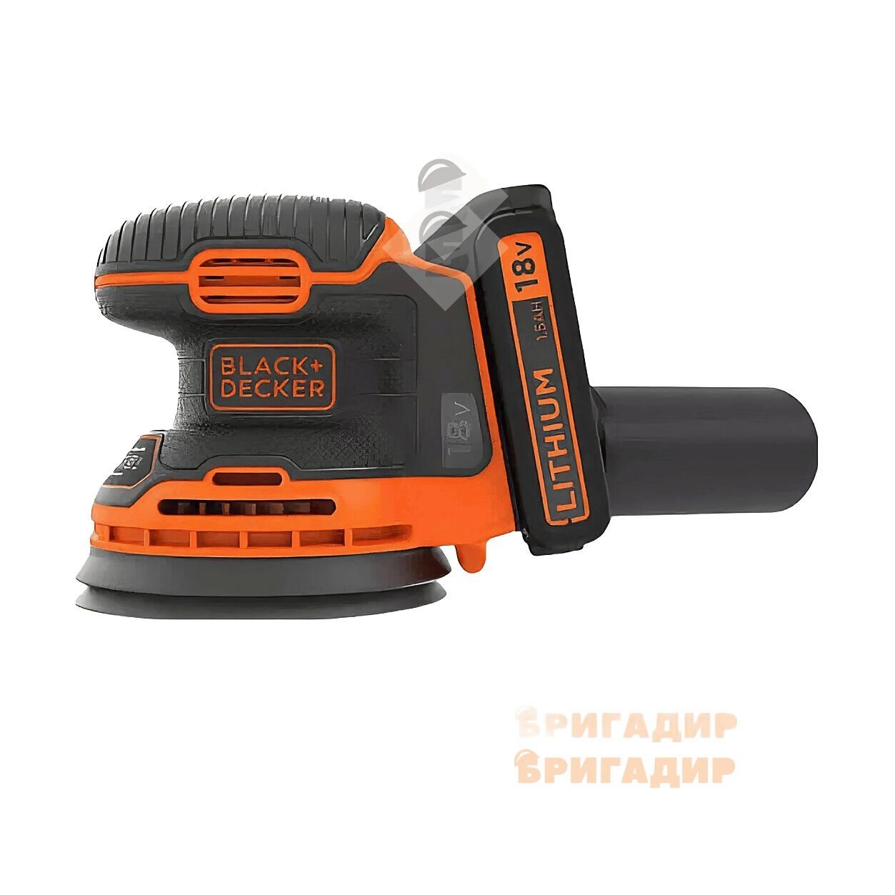 Шліфмашина 18 В BDCROS18  ексцентрикова, BLACK AND DECKER