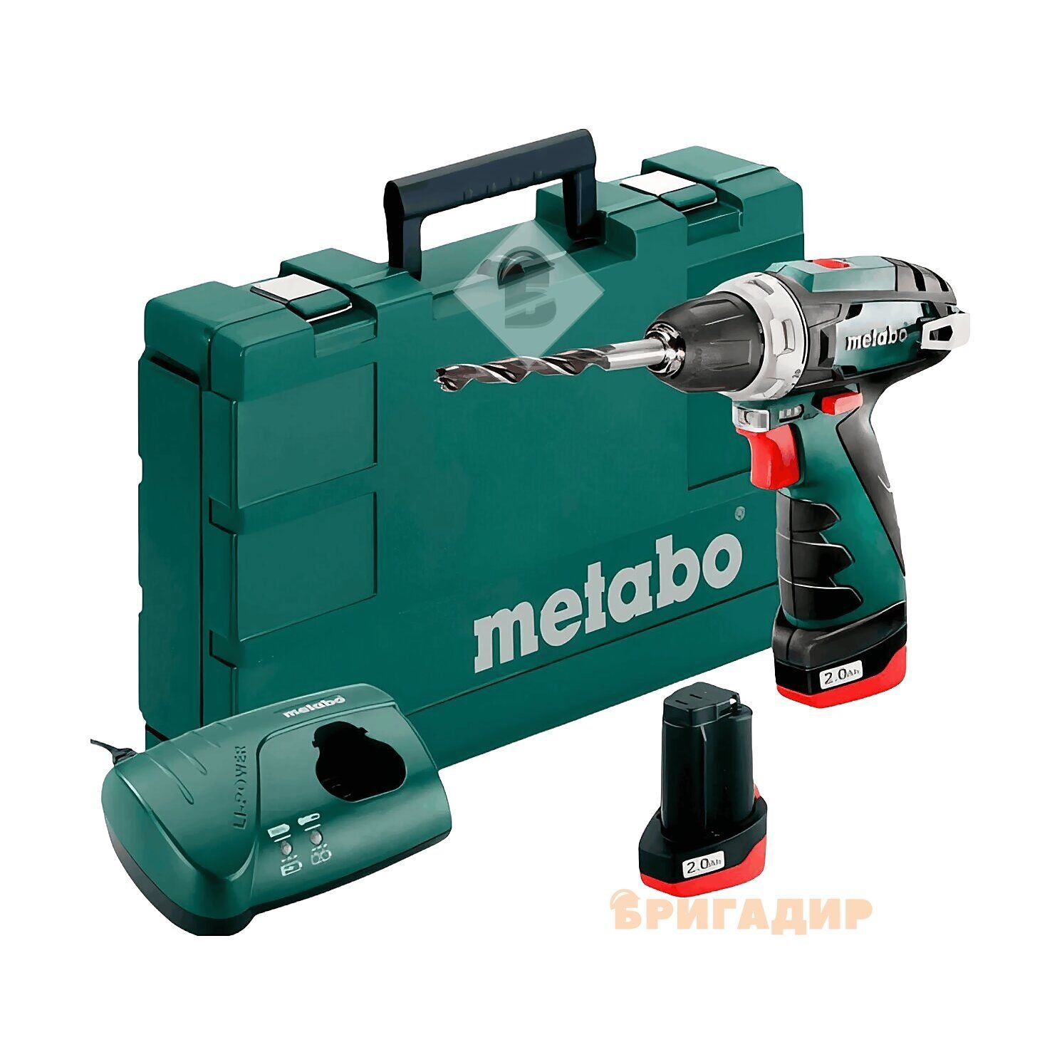 Шуруповерт акум. 12В BS Basic 2х2Ah в кейсі, METABO