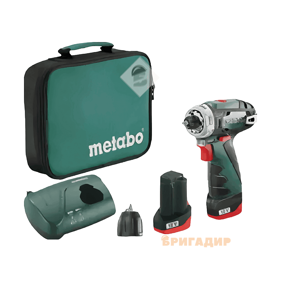 Шуруповерт акум. 12В BS Basic 2х2Ah в сумці, METABO