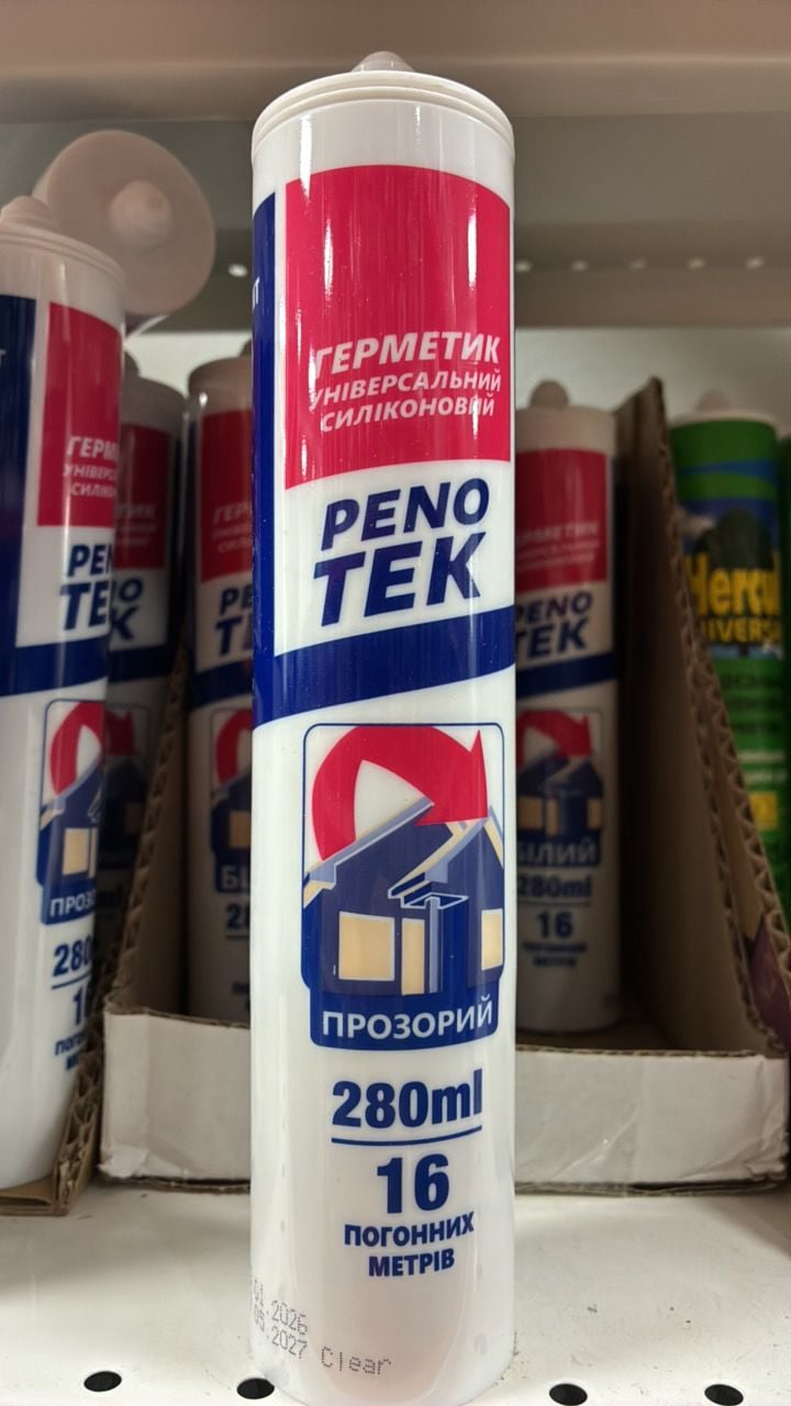 Силікон Penotek універсальний прозорий 280мл