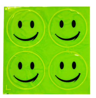 Наклейки неонові смайлик