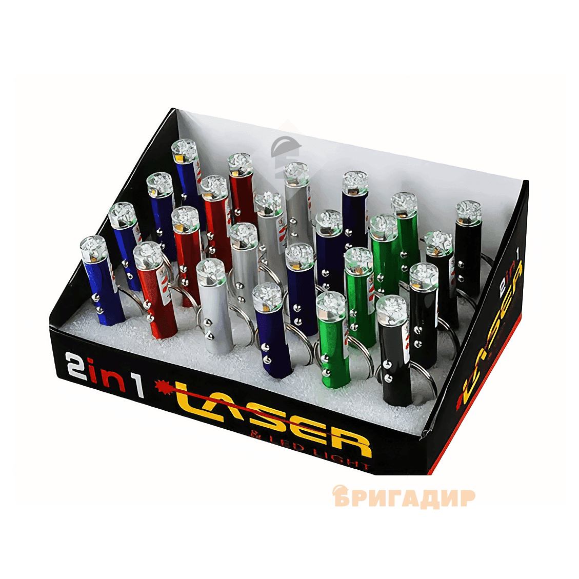 Ліхтар брелок (LED+Лазер) Danger 3хG13 2Led Rb276 1845