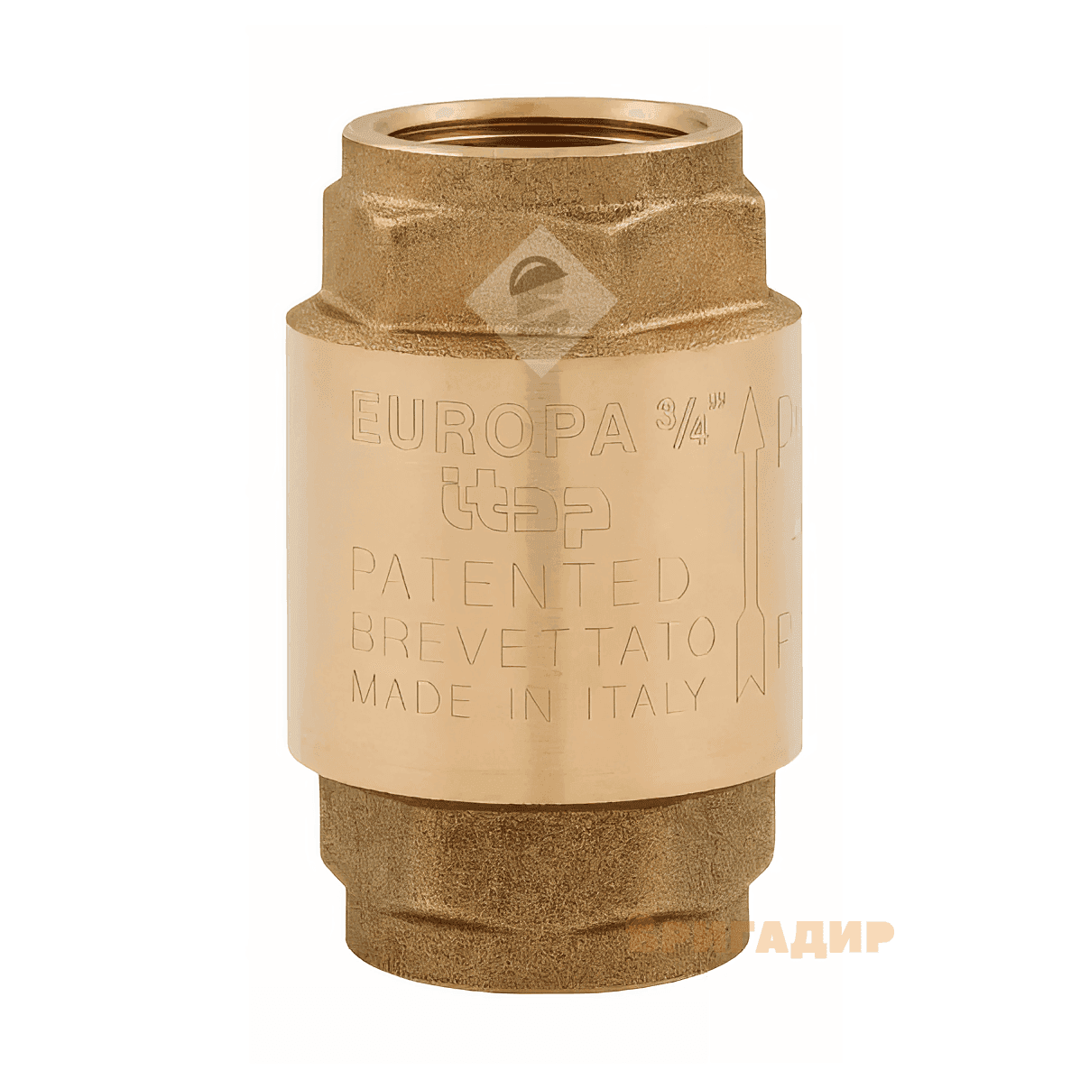 KR K1  1/2" Клапан 1/2 з лат. штоком     /25*100шт