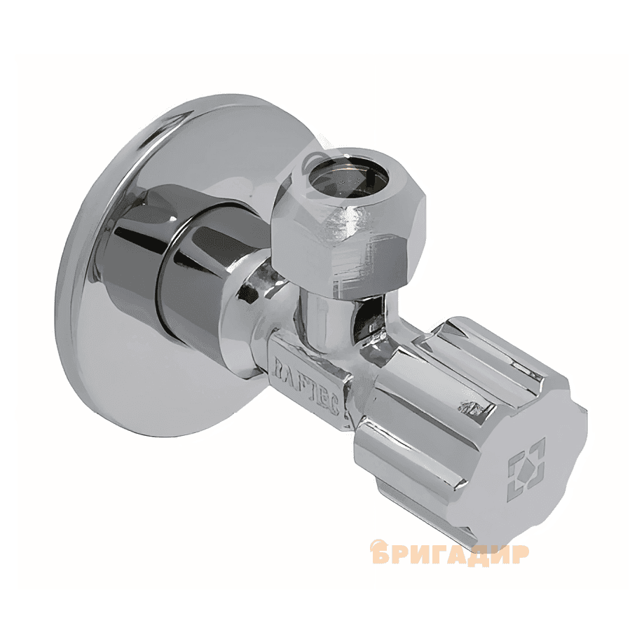 KR 03130S -2 Кран кутовий KARRO нерж. 1/2"х3/4"   /1*100шт