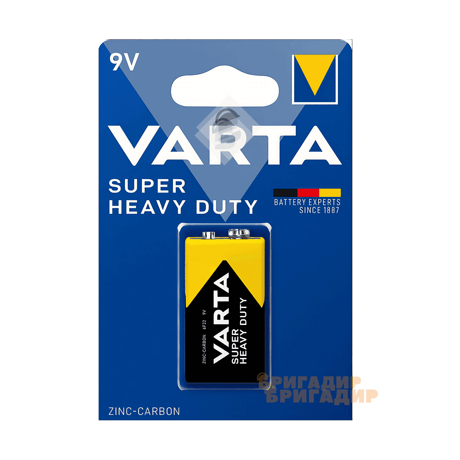 Батарейки Varta 6f22 9v