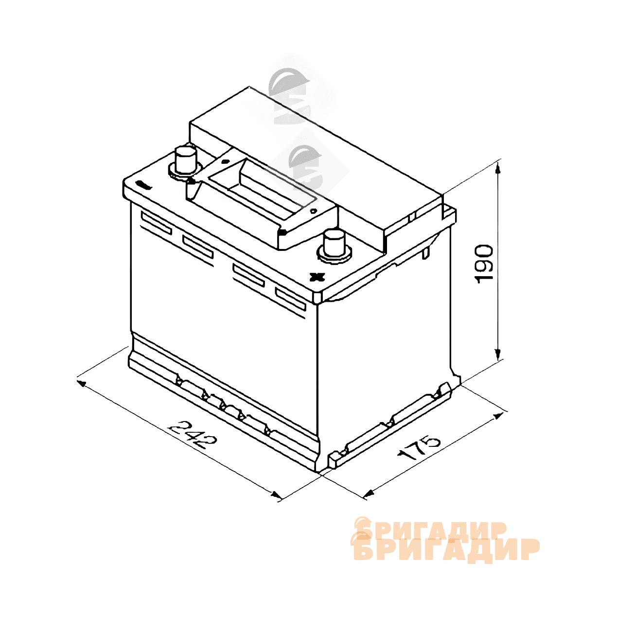 Акумулятор Bosch12 B/56Ar/480A/13.47кг