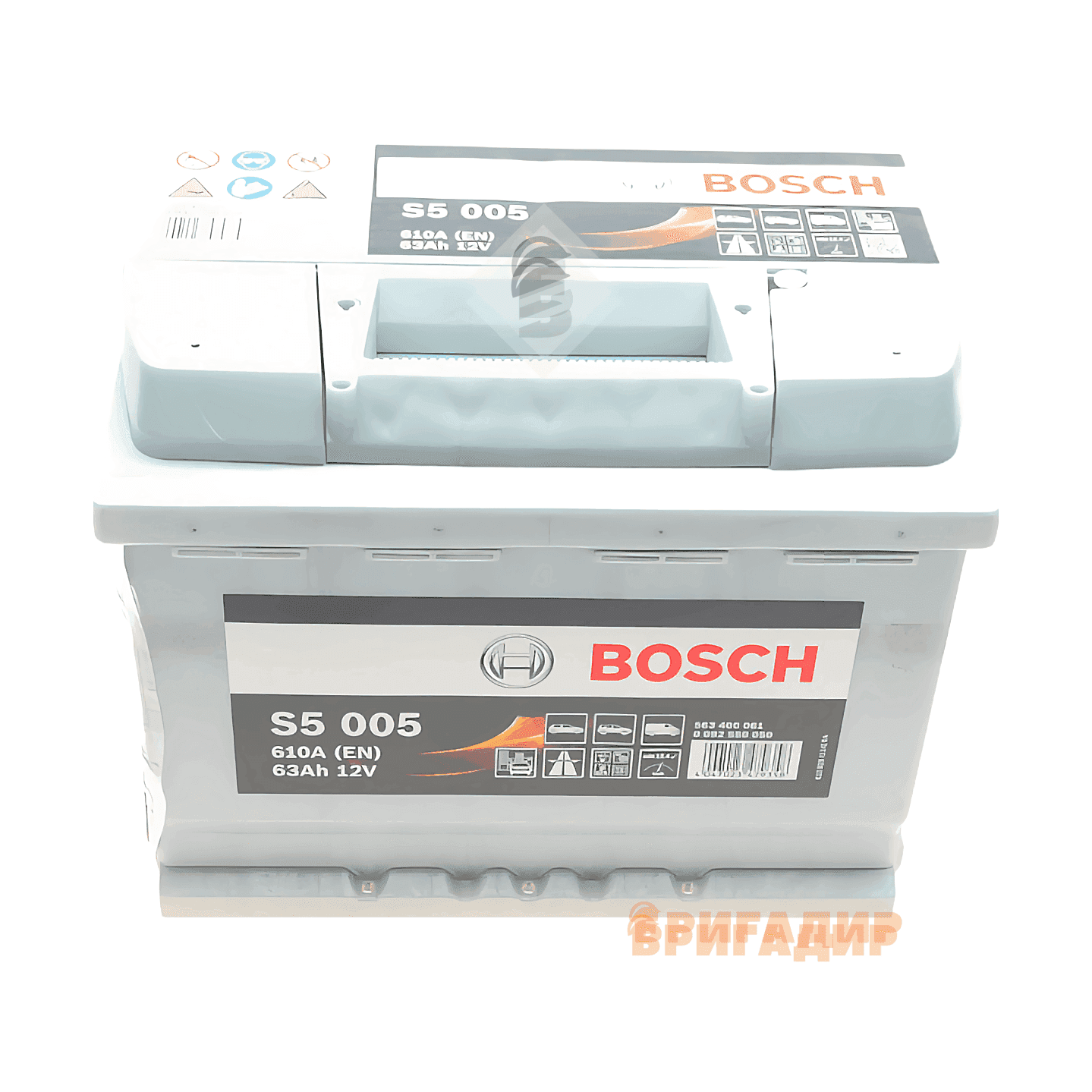 Акумулятор Bosch12 B/63Ar/610A/14,849кг