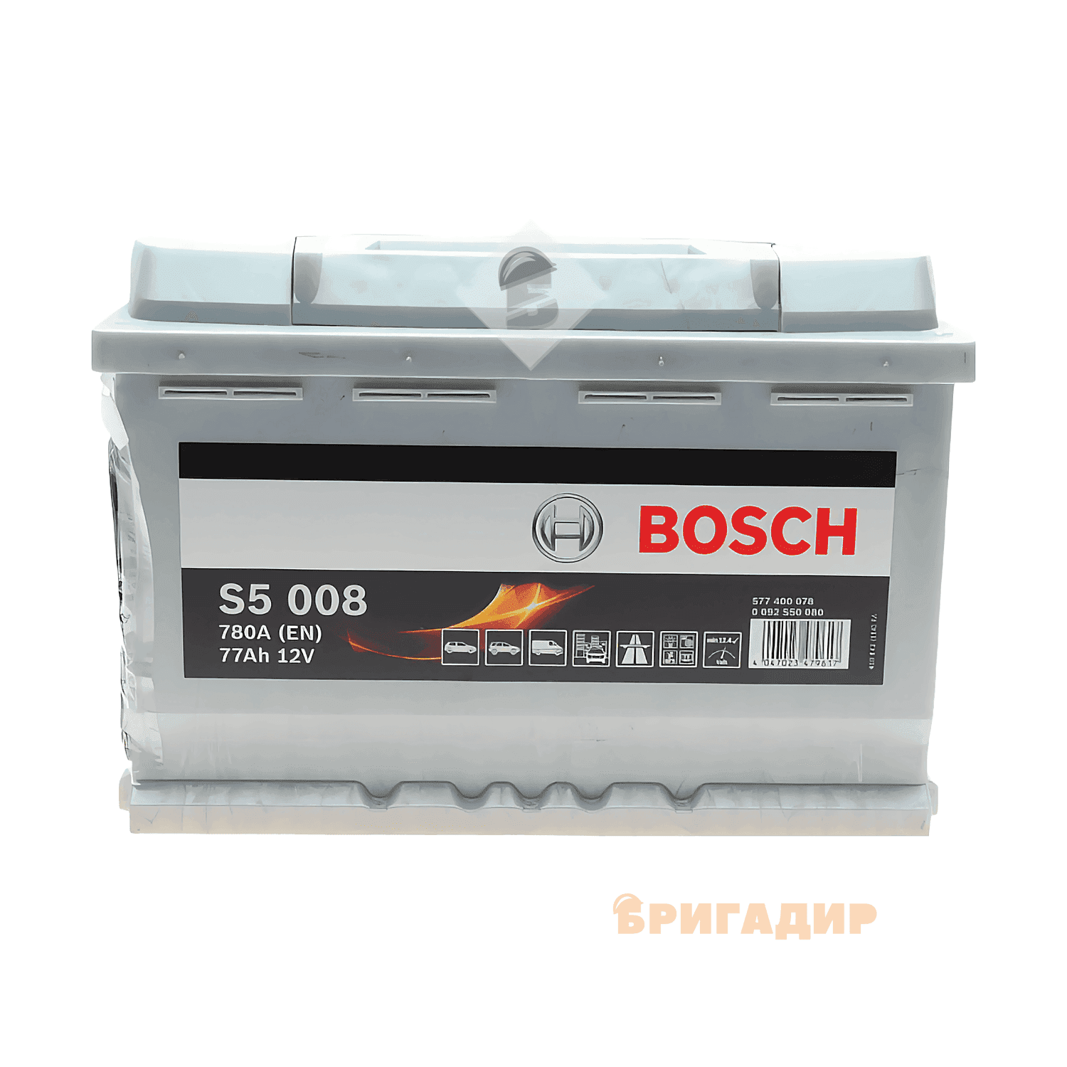 Акумулятор Bosch12 B/77Ar/780A/17,54кг