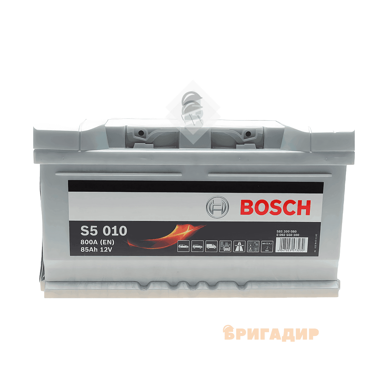 Акумулятор Bosch12 B/85Ar/800A/18,79кг