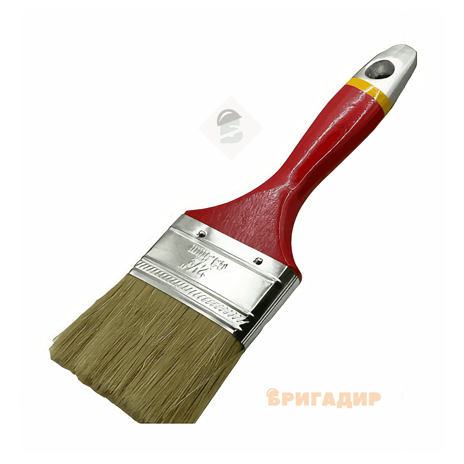 Пензель англійський 2.5" деревяна ручка EURO WoffMann prossional tools 1404