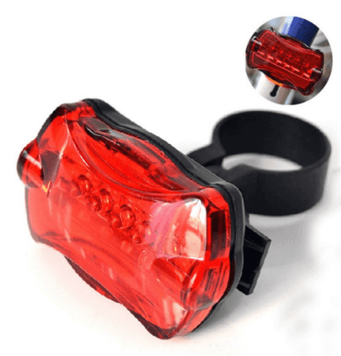 Велофонарик мигалка STOP 198-5 LED 2хААКод 6491