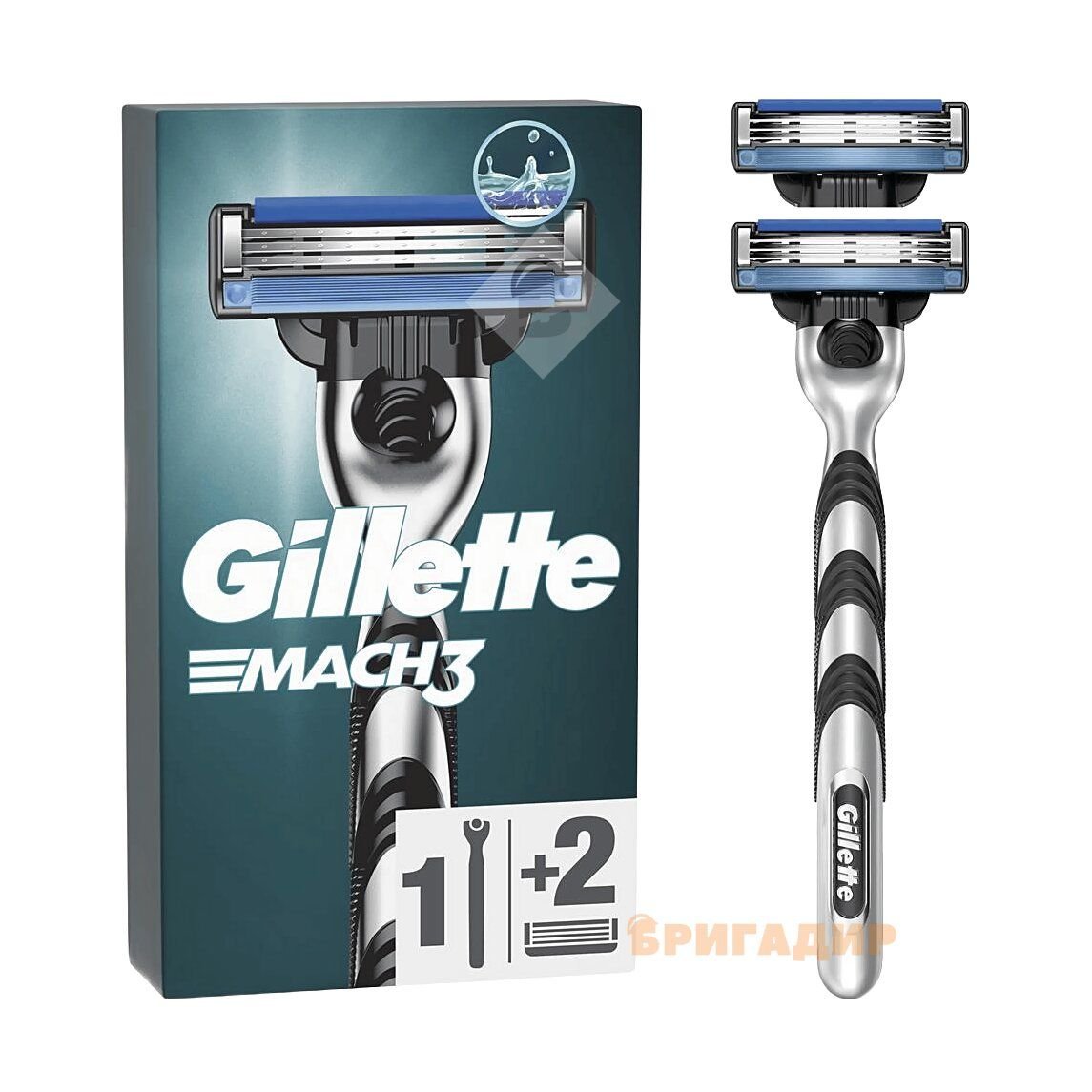 20676 GILLETTE MACH3 Бритва з 2 змінними касетами