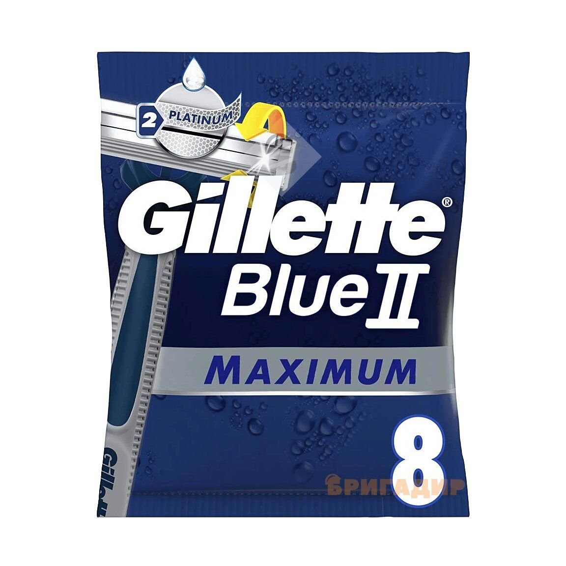 02264 GILLETTE BLUEII Maximum Бритви одноразовi 8шт