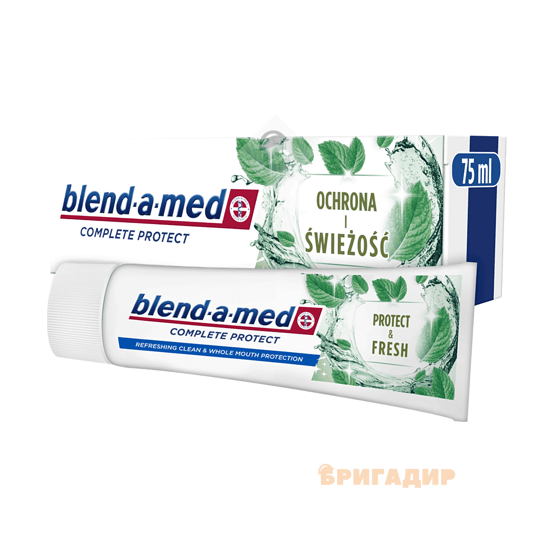 17887 BLEND_A_MED зуб. паста Complete Фреш Захист та Свіжість Перцева м'ята 75мл
