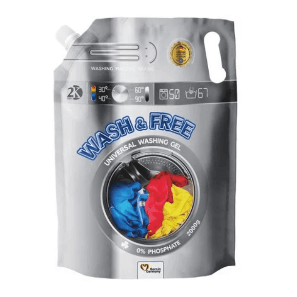 WASH FREE ГЕЛЬ ДЛЯ ПРАННЯ УНІВЕРСАЛЬНИЙ 2000Г DOYPACK