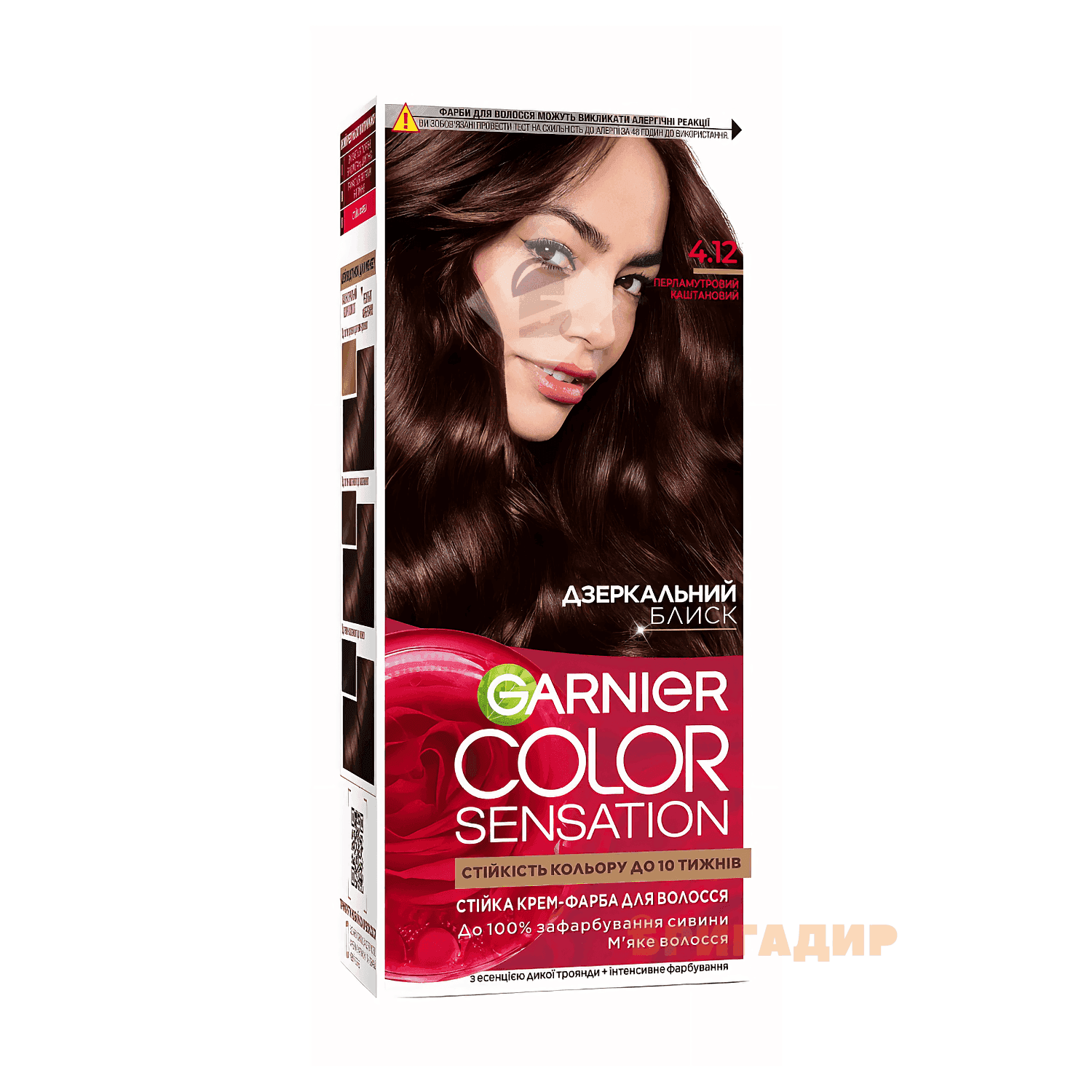 Garnier Сенсейшн Колор крем-фарба 4,12