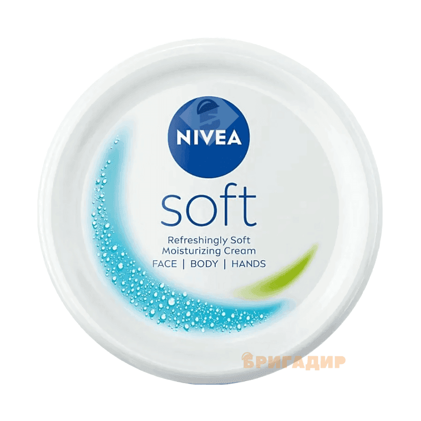 КРЕМ SOFT ІНТЕНСИВНИЙ ЗВОЛОЖУЮЧИЙ NIVEA 100 МЛ.