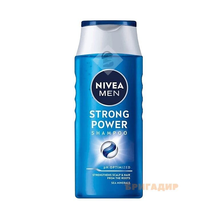 ШАМПУНЬ ЧОЛОВІЧИЙ "STRONG POWER" NIVEA 250 МЛ.