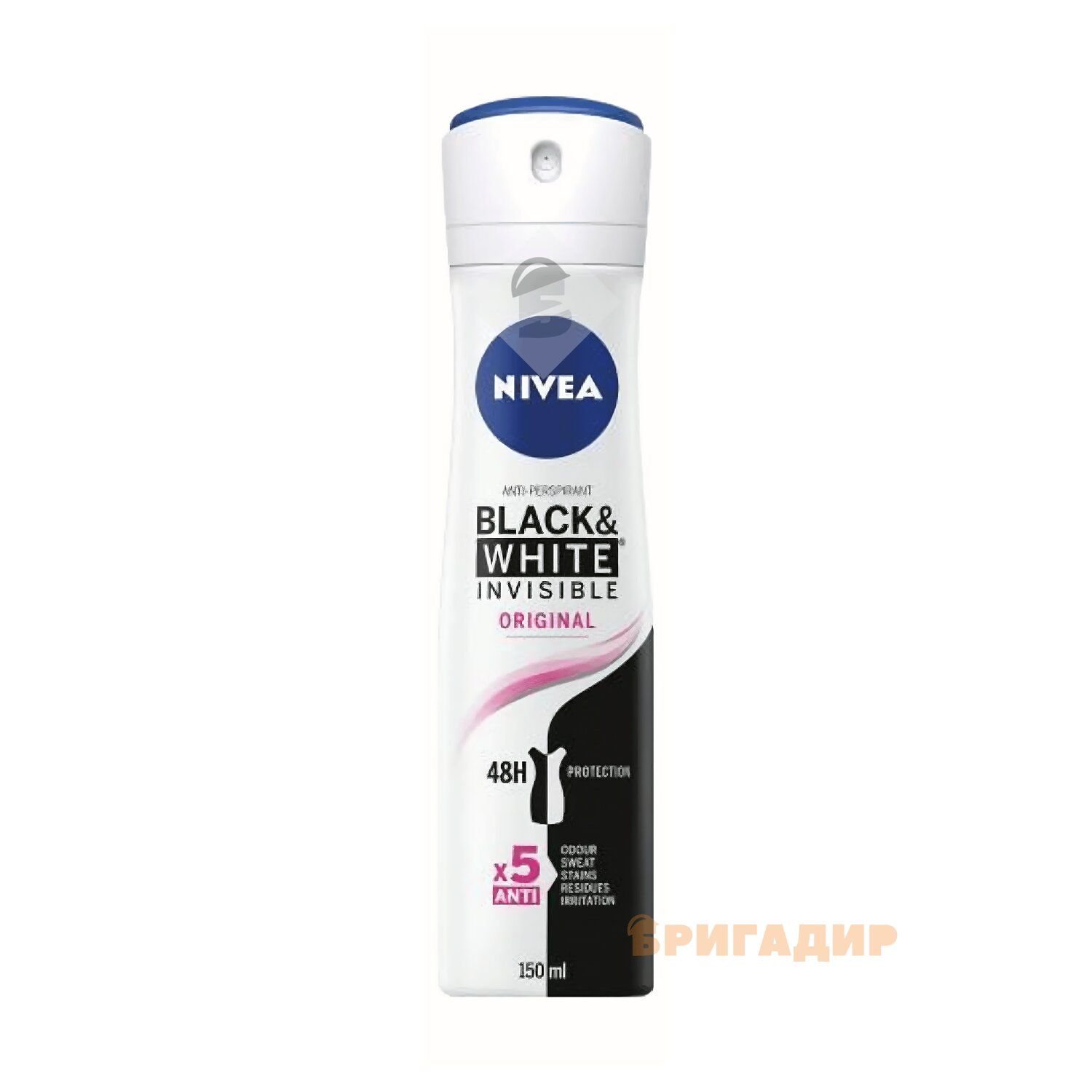 СПРЕЙ Д/ЖІНОК ДЕО НЕВИДИМИЙ ЗАХИСТ CLEAR NIVEA 150 МЛ.