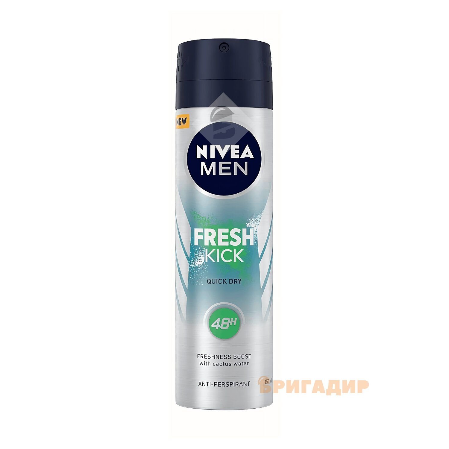 СПРЕЙ Д/ЧОЛОВІКІВ ДЕО FRESH KICK NIVEA 150 МЛ.