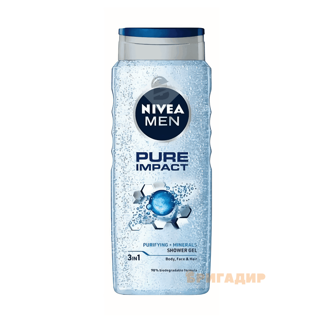 ГЕЛЬ ДЛЯ ДУШУ ЧОЛОВІЧІЙ ЗАРЯД ЧИСТОТИ NIVEA 500 МЛ.