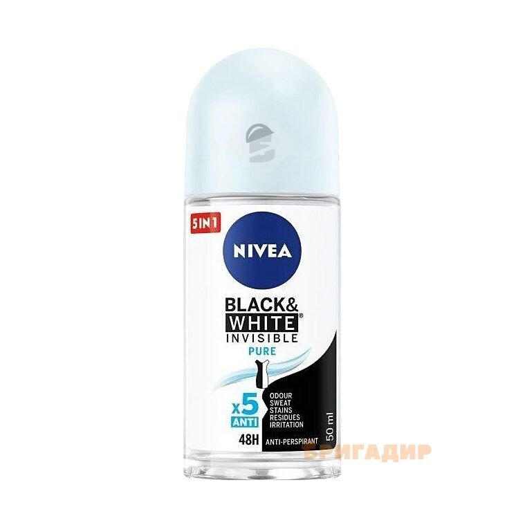 РОЛ Д/ЖІНОК ДЕО НЕВИДИМИЙ ЗАХИСТ PURE NIVEA 50 МЛ.