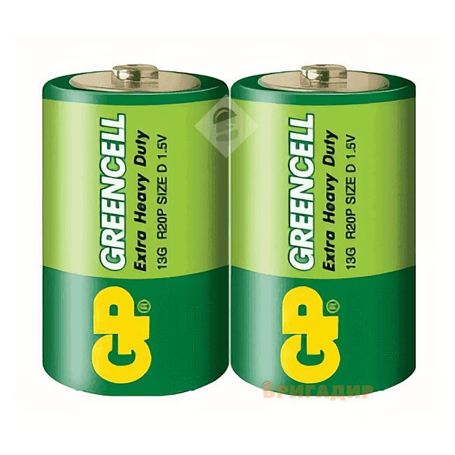 Батарейка P GREENCELL 1.5V сольова, R14