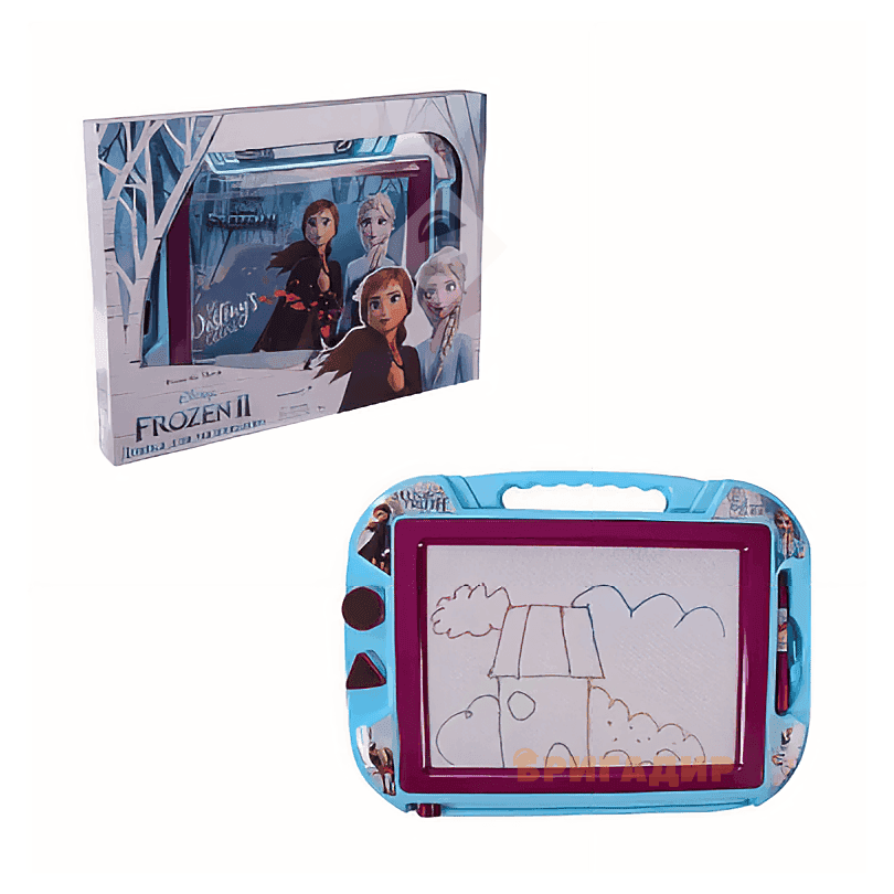 Дощечка магн. Disney "Frozen" арт. D-3409 (36шт/2) для малювання, кольорова, короб. – 43*3.5*31.5 см. р-н іграш. – 39.5*29*3 см