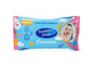 Вологі серветки 15шт Summer Fresh