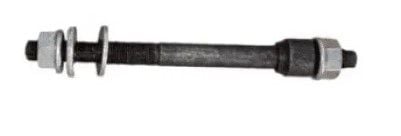 Ось чорна в зборі на квадрат спортивна(гайка)