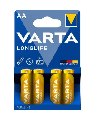 Батарейка Varta LR6 4106 Longlife (жовта)4bl