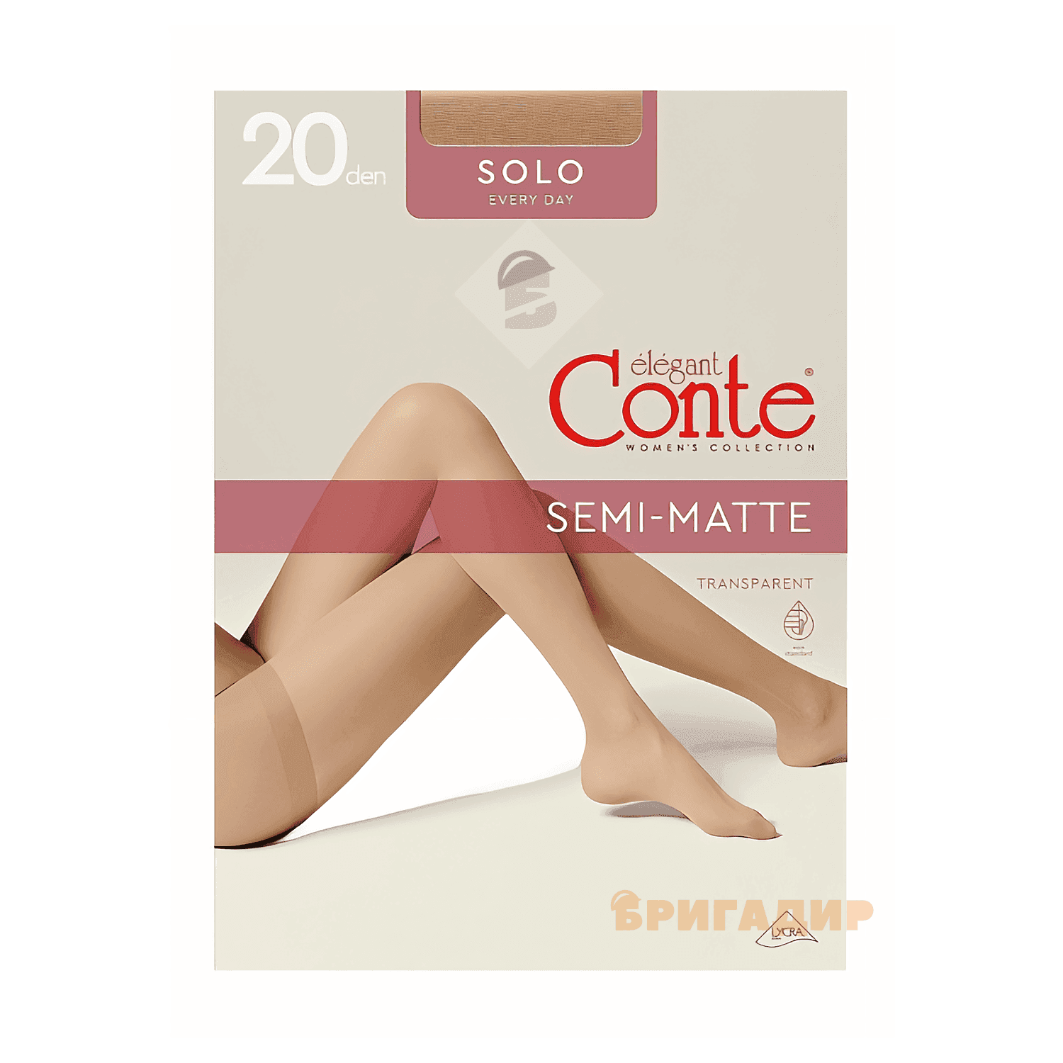 CONTE EU Колготи жін. SOLO 20, р.5, Bronz