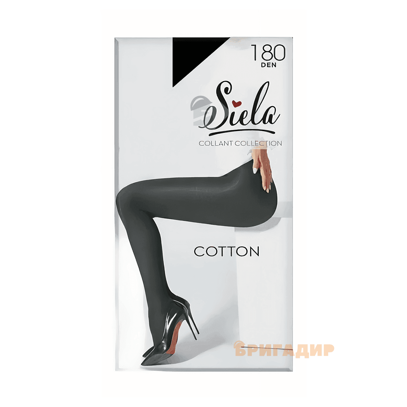 Колготи жін SIELA COTTON 180 nero-5