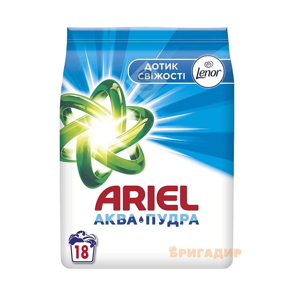 36766 ARIEL Авт СМЗ порошк. Аква-Пудра Дотик свіжості Lenor 2.7кг