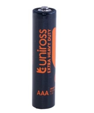 Батарейки Unoross сольова  BP4 AAA Extra Heavy duty  блістер 4 шт