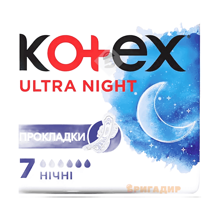 Kotex прокладки Ultra Night 7шт.