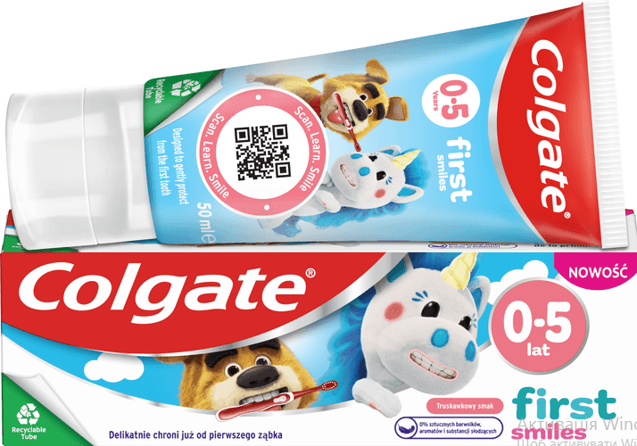 Colgate зубна паста 50мл дитяча 0-5 років