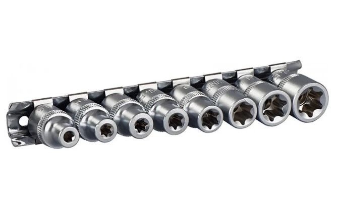 Набір головок TORX CRV 1/2 8шт MIOL 58-360