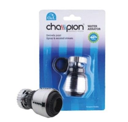 Аератор поворотний Champion AE-002 M22/M24 пластик блістер 124494